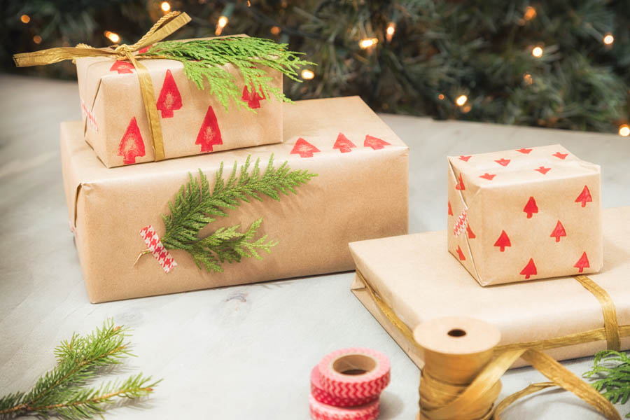 Emballages-cadeaux personnalisés pour les Fêtes 1 emballages cadeaux personnalisés