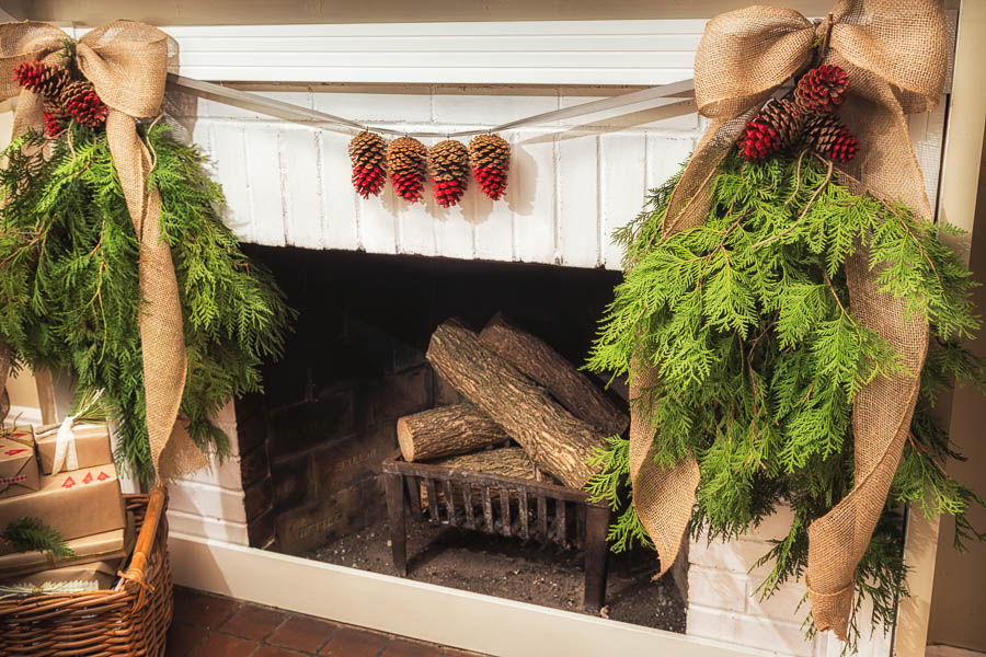 Pine Cone Christmas Garland 1 guirlande de noël en pommes de pin