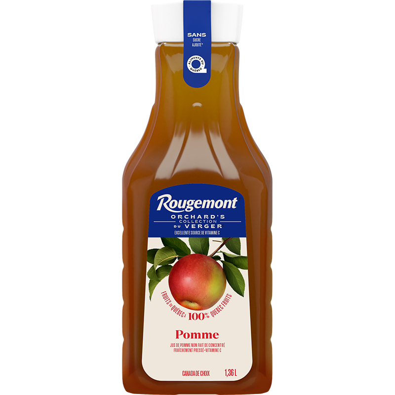 ROUGEMONT JUS DE POMME NON FAIT DE CONCENTRÉ Plastique PET 1.36L